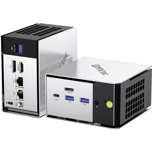 GMKtec Mini-PC (HTPC) Nucbox M8 AMD Ryzen 5 Pro 6650H 4.5 GHz 16 GB RAM 512 GB SSD AMD Win 11 Pro M8