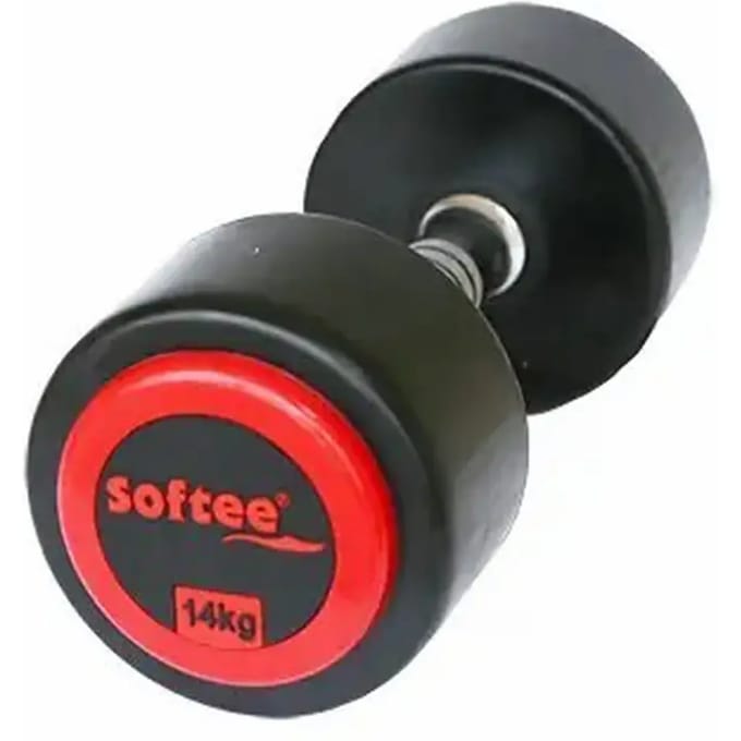 Softee Pro-sport 14kg Dumbbell Zwart 14 kg
