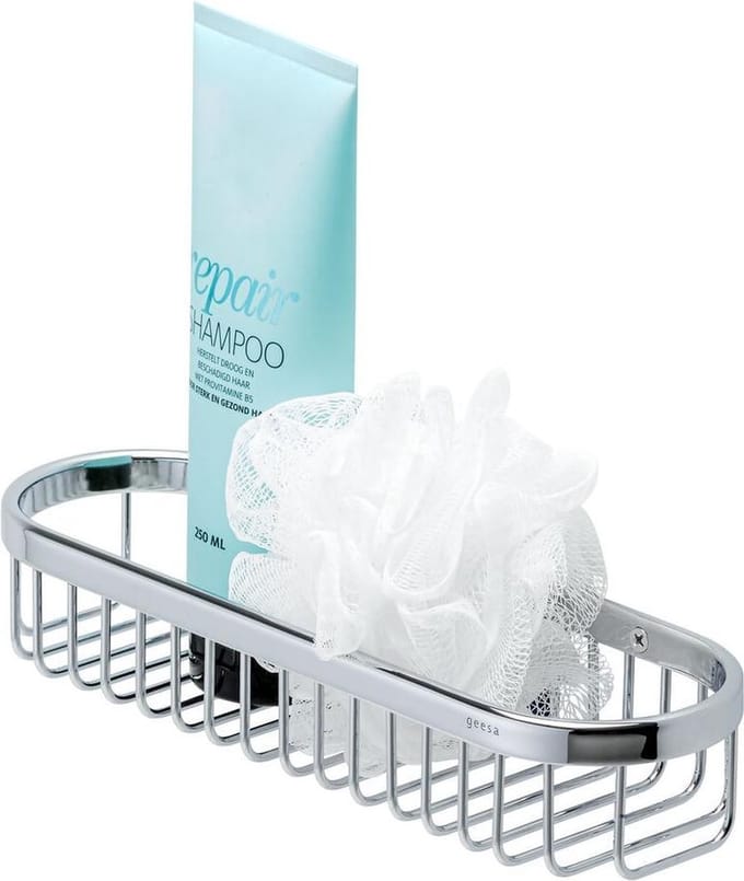 Geesa Basket Douchemand 27,5 cm - Chroom