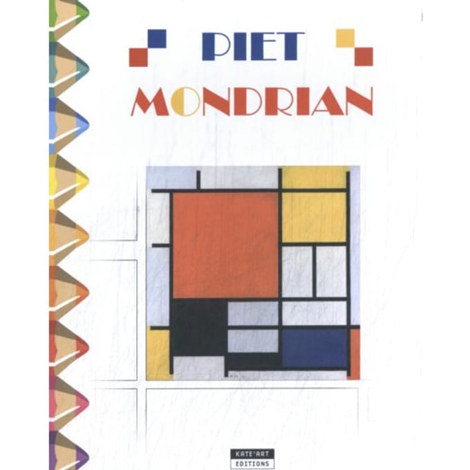 Piet Mondrian Coloring Book
