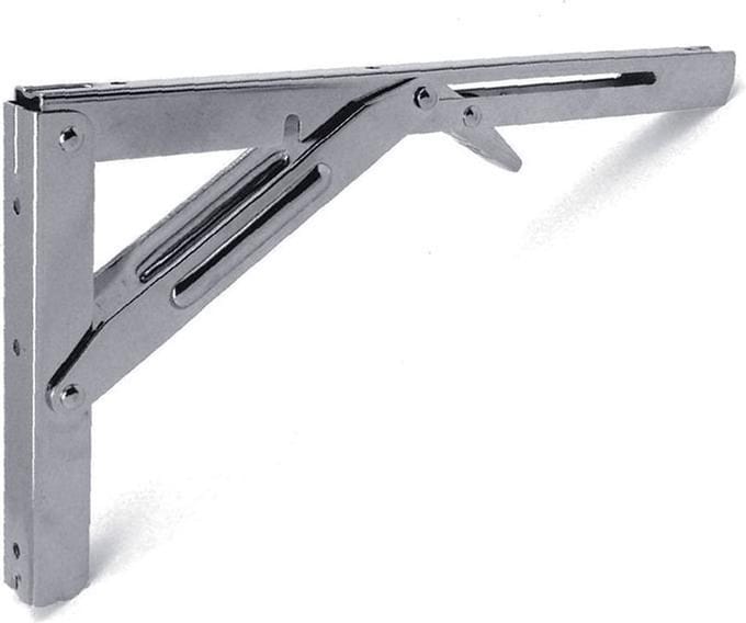 Tafelbladsteun inklapbaar 305 x 165 mm RVS-304
