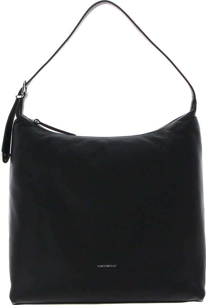 COCCINELLE Leren Schoudertas Gleen Handbag Noir Zwart