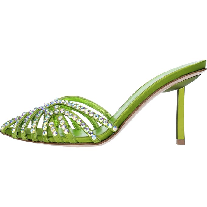 Le Silla groene sandalen