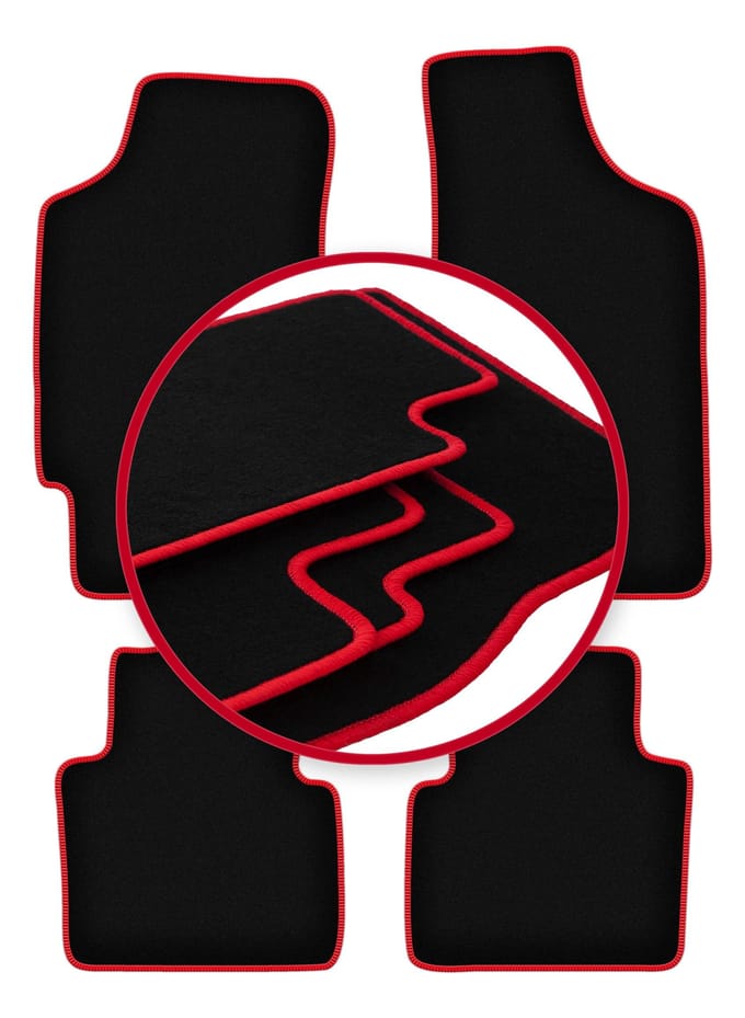 CARLUX-RED automatten voor: Chrysler Neon sedan (1994-2005)