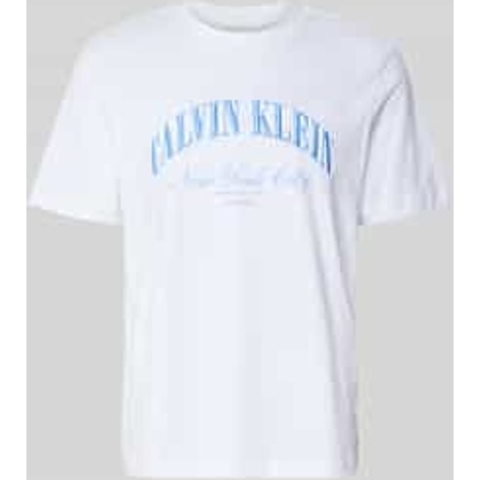 T-shirt met labelstitching