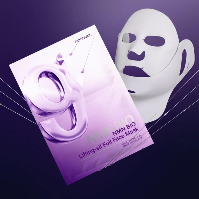 [numbuzin] Nr. 9 NMN BIO Lifting-sil Full Face Mask 4EA white