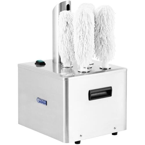Glaspolijstmachine - 5 Polijstkoppen - 1350 W - 330 glazen/h - Royal Catering RCGP-2.0A