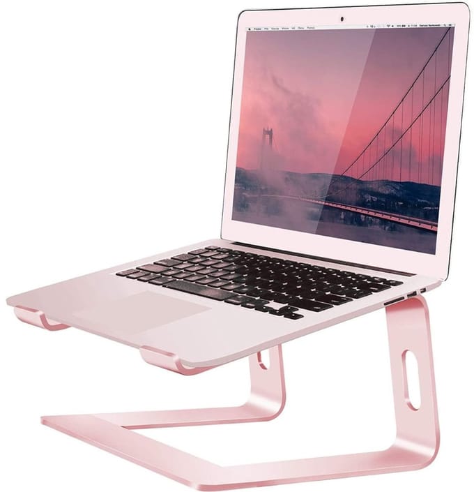 ApexArte® Laptop Standaard - Laptop Stand - Verhoging - Roze