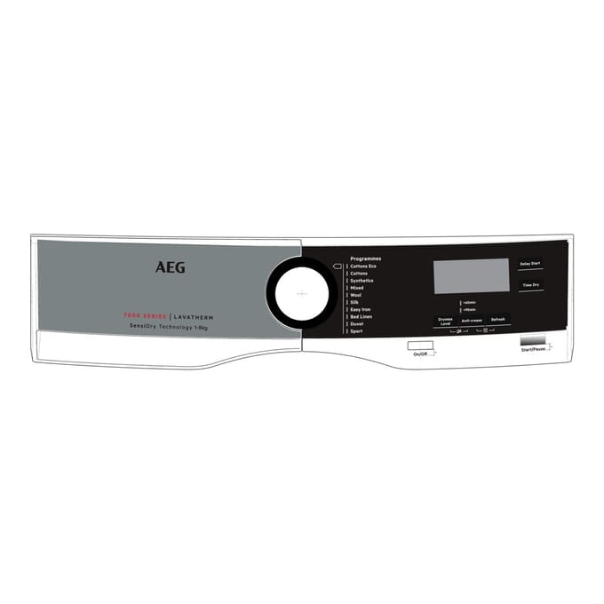AEG controlepaneel, wit, AEG 140230908018