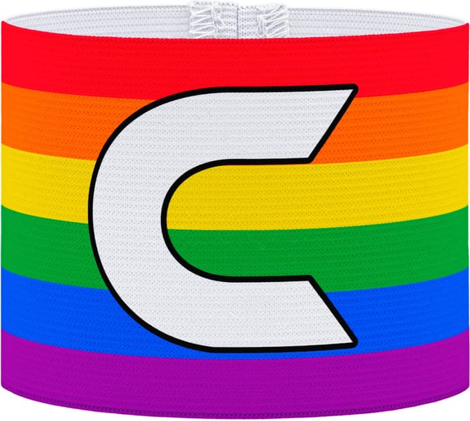 Aanvoerdersband - Regenboog C - Junior