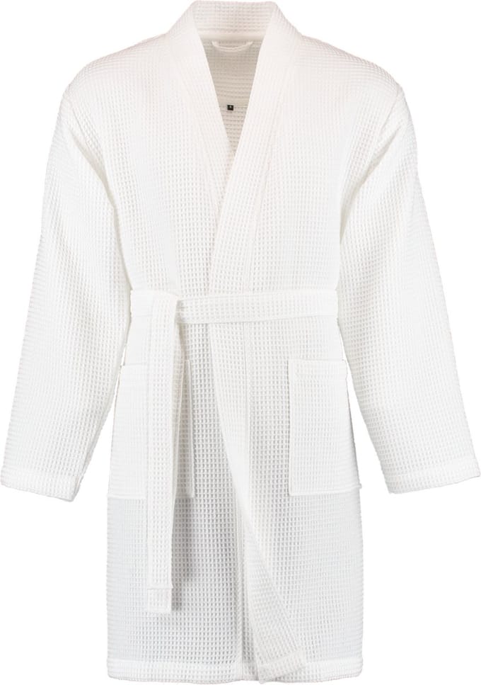 Vossen Badjas Comfort Line ROM - Pique Weiss S - Sauna badjas