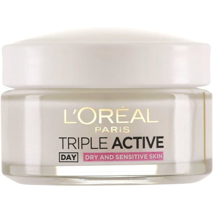 L'Oréal Paris L'Or&eacute;al Paris Triple Active Day Cream Dry Sensitive Skin 50 ml