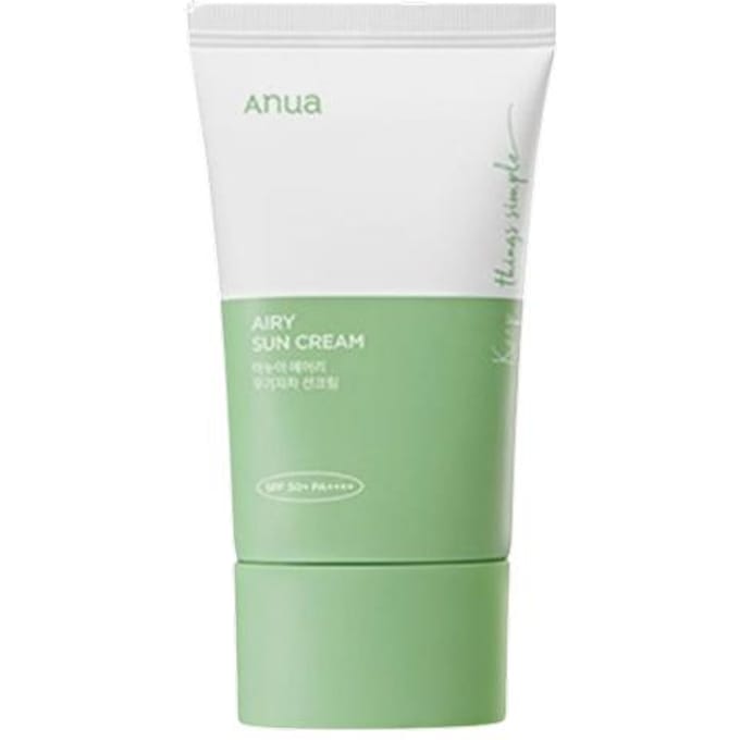 ANUA Airy Sun Cream SPF50+ PA++++ 50ml 50ml white