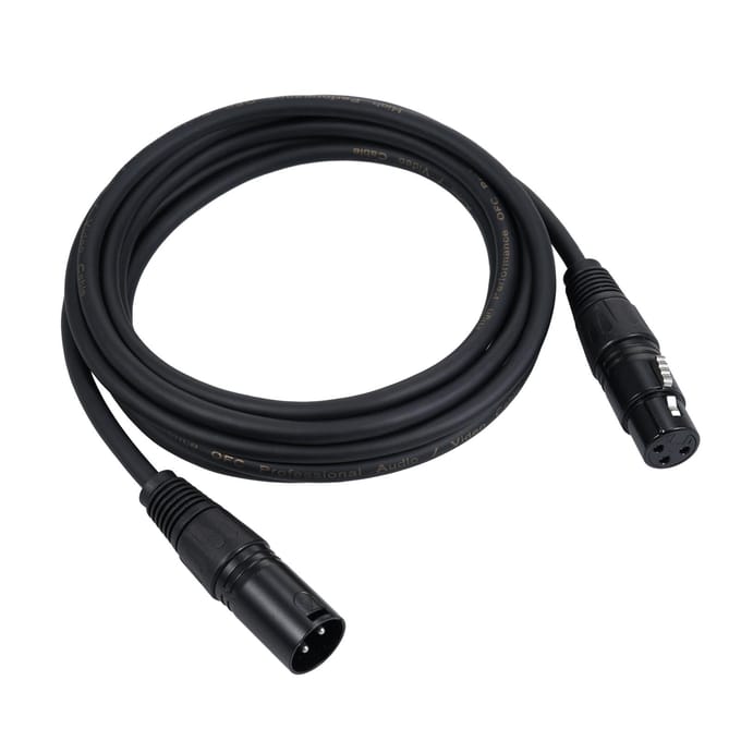 DMX512 Signaalkabel Canon Kabel/Microfoonkabel/Microfoonkabel XLR Kabel Zwart 100cm&4pcs
