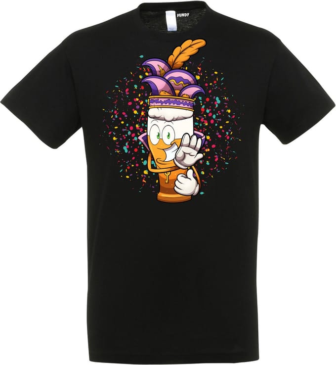 T-shirt Alaaf Bier | Carnaval | Carnavalskleding Dames Heren | Zwart | maat L