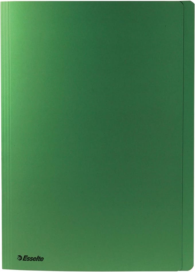 Esselte dossiermap groen, ft A4 4 stuks