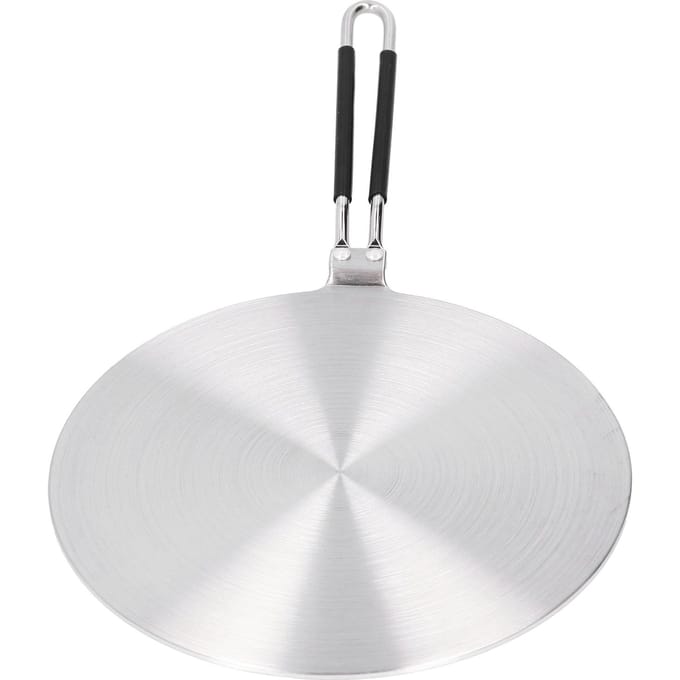 Hittediffuser RVS Inductie Adapterplaat voor Gasfornuis Keukengerei24cm white