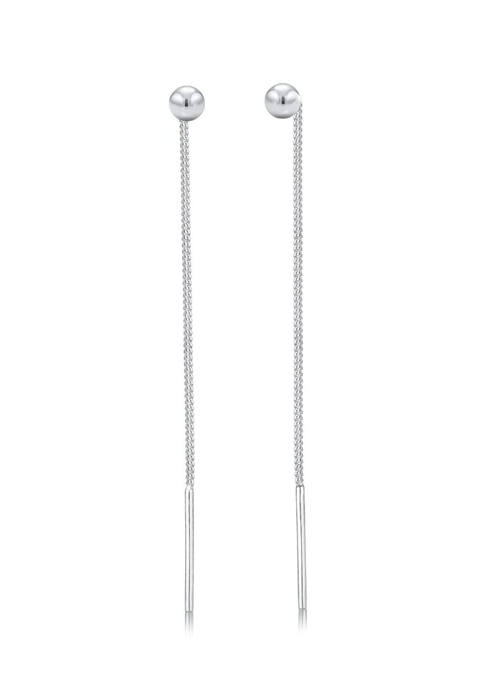 Elli Oorbellen Geo bol minimal basic doorhalen 925 zilver