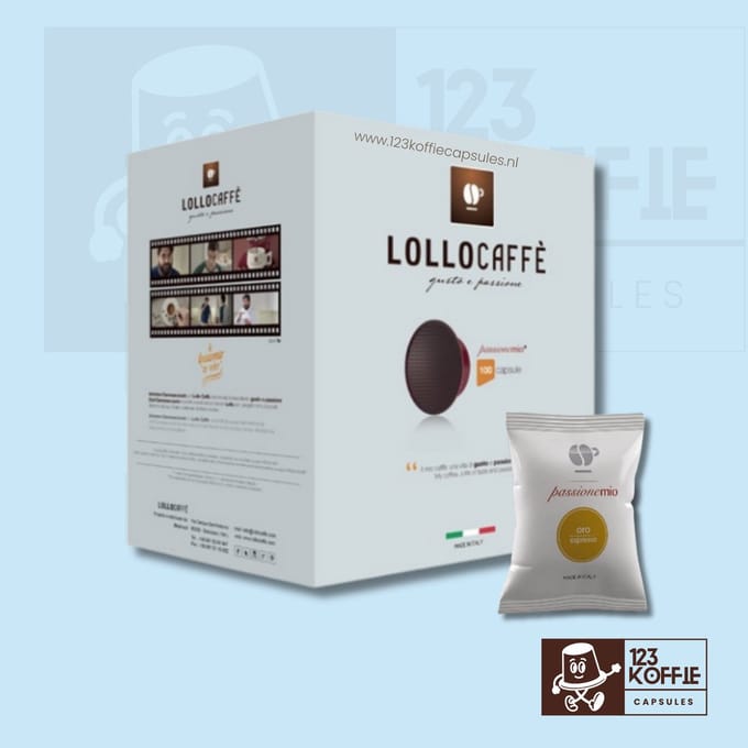 Lollo Caffè • Oro Espresso Cups voor Lavazza A Modo Mio (100 cups)