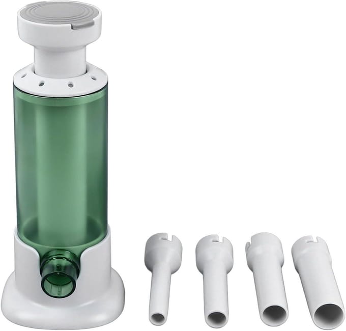 Worstenvuller Machine - Worstmaker Handmatig - Zelf Worsten Maken - Grote Capaciteit - 2.2 Kilo Vlees - Groen