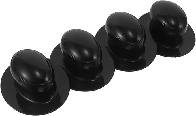 Polijst Handvatten - Wax Applicator - Auto Poetsen - Ergonomisch Antislip - 4 Stuks - Zwart