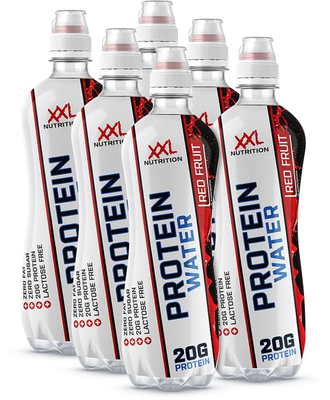 XXL Nutrition Protein Water Red Fruit 6 Pack - 500ml