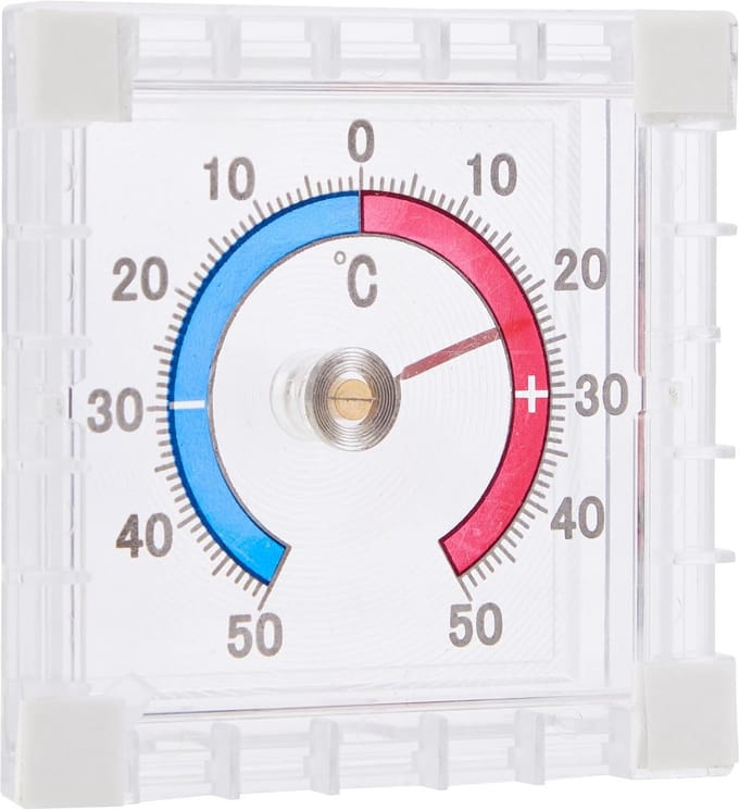 Thermometer voor Binnen en Buiten -50° tot +50°C