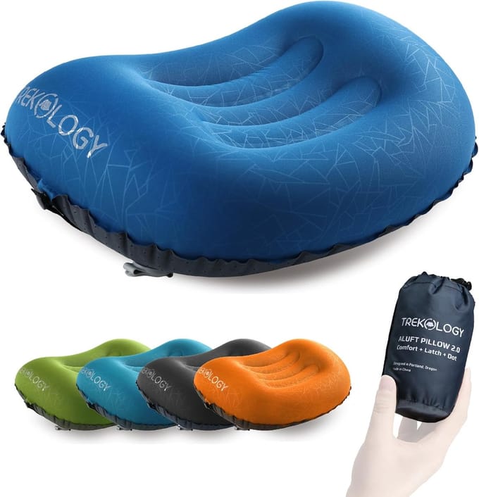 Opblaasbaar Reiskussen voor Backpacken en Kamperen – Ultralicht en Compacter Design
