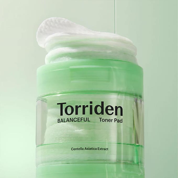 Torriden Balanceful Cica Toner Pad 60 Pads beige