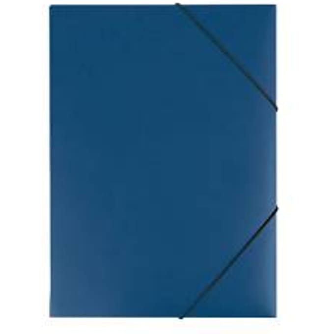 EICHNER elastomap, A4, 3 flappen, 10 stuks, blauw