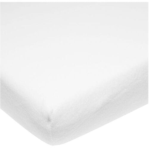 Meyco Baby Uni molton stretch hoeslaken co-sleeper - white - 50x90cm