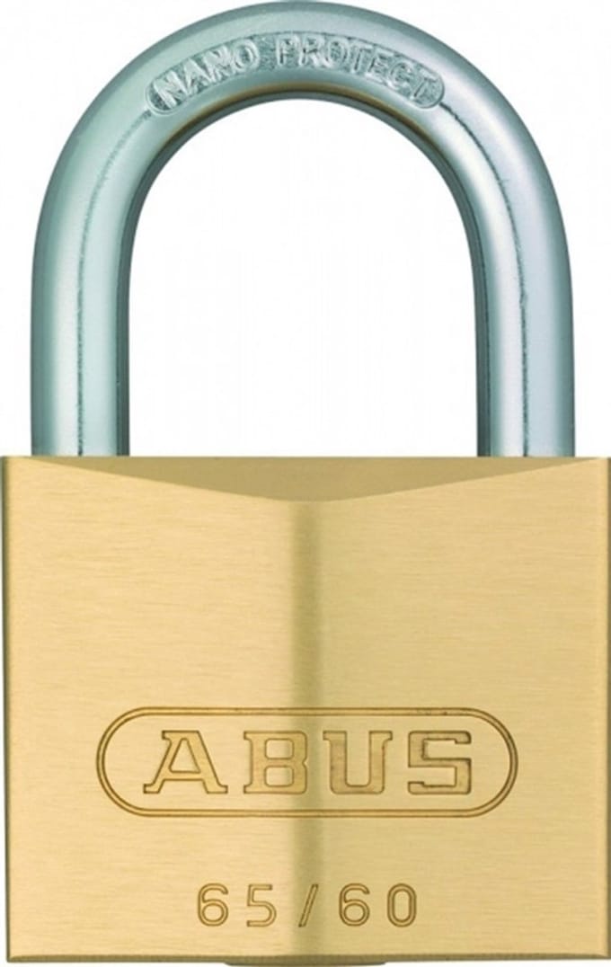 ABUS Hangslot gelijksluitend 65 40Mm Sl6402 Messing