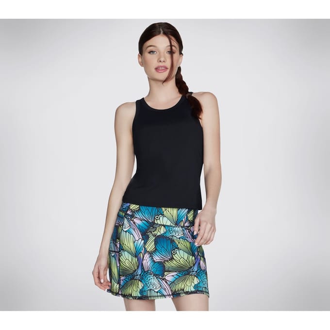 Skechers Performance GO WALK Shelf Bra Tank Nylon Dames Zwarte Tanktops