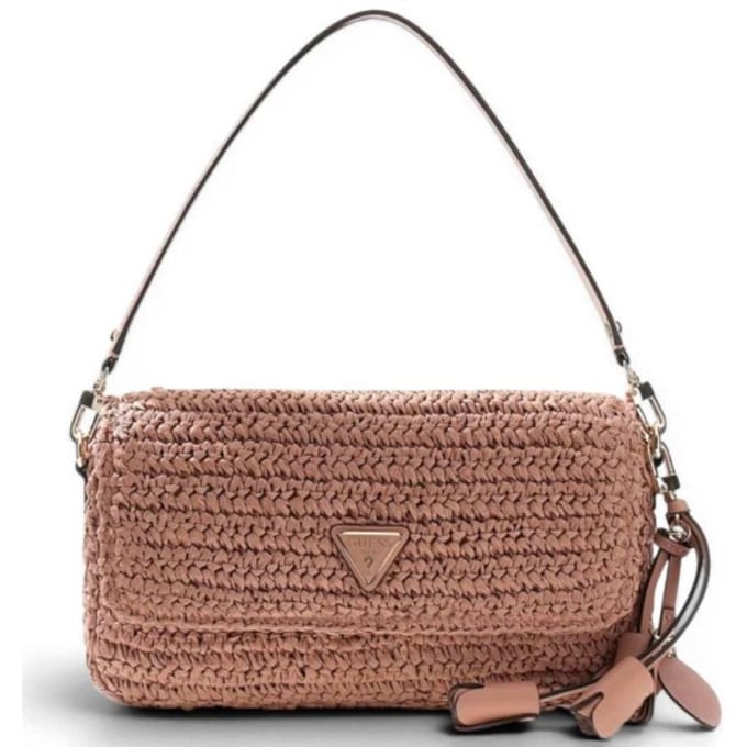 GUESS schoudertas Ofelia Flap Shoulder Bag Coral Pink oud roze