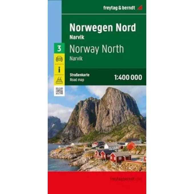 F&B Wegenkaart Noorwegen 3 - Noord - Narvik - F&B Wegenkaarten
