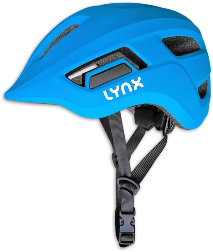 Lynx fietshelm - Kidz - Maat M - Blauw - Verstelbaar