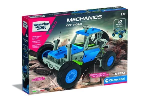 Clementoni Wetenschap & Spel Mechanics - Off Road Automodel Kit - Constructie Speelgoed - STEM Speelgoed - Vanaf 8 jaar