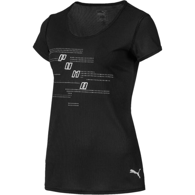 Puma Ignite Korte Mouw Hardlooptrui Logo Print Top 517464 01