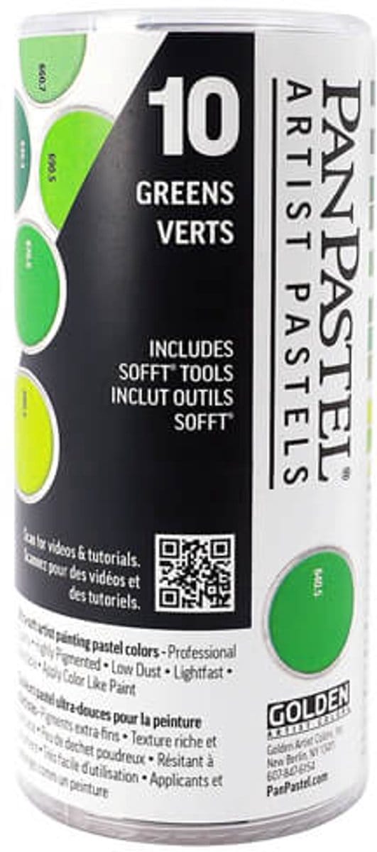Set PanPastel 10 pcs Greens