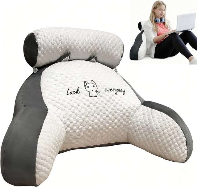 Leeskussen Voor in Bed - Bookseat - Rugkussen