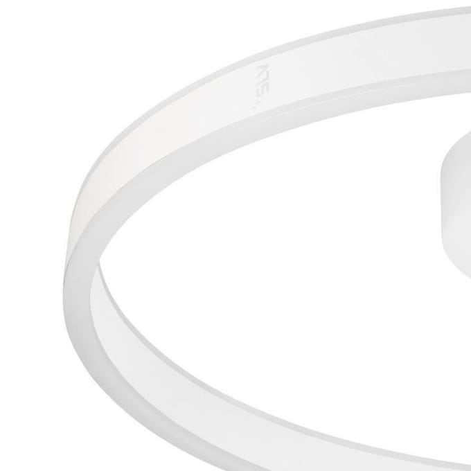SLV LED plafondlamp One, Ø 60 cm, wit, metaal, CCT