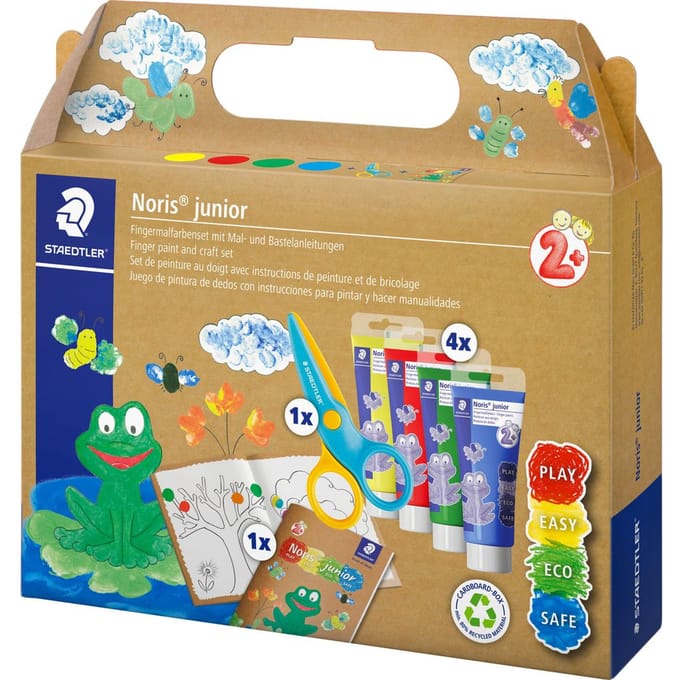 STAEDTLER Noris junior vingerverf en hobby set