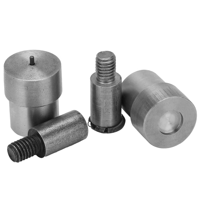Poinçonneuse à œillets, Matrice pour œillets, Outil manuel pour boutons-pression en métal gray