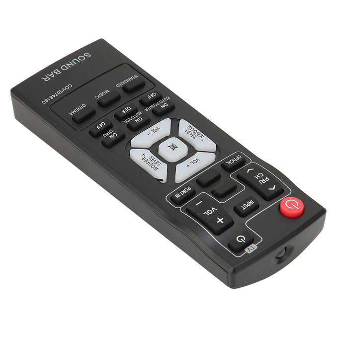 Télécommande de remplacement universelle pour barre de son Bluetooth LG black