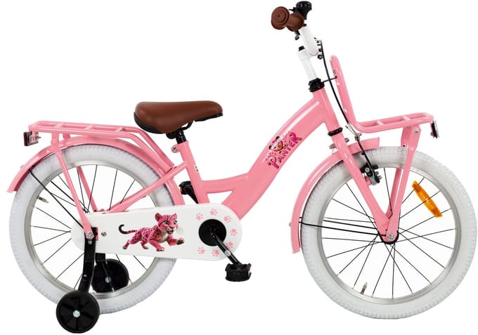 2Cycle Roze Panter - 18 inch (5 tot 7 jaar) - Kinderfiets - Roze