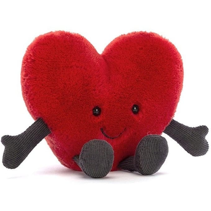 Jellycat knuffel Amuseable Red heart little