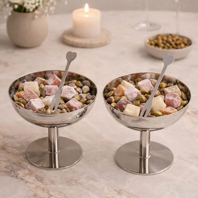 Bavary Aura RVS Stalen Snack Bowls 11CM