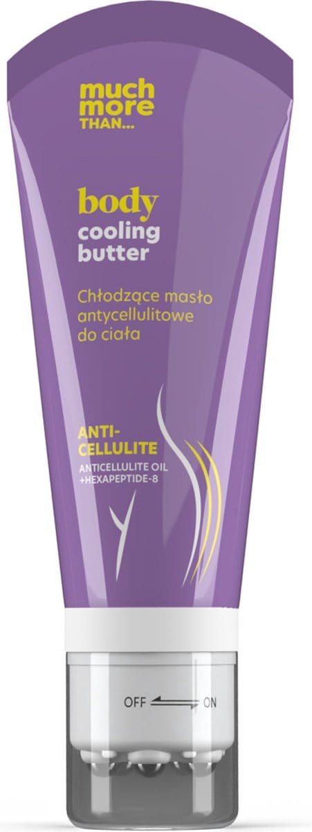 HiSkin Body Cooling Butter Anti Cellulitis - 220 ml - Met geïntegreerde massageroller