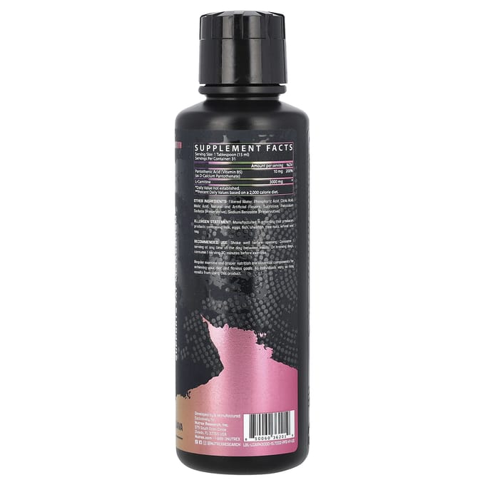 Nutrex Research Liquid Carnitine 3000 (465ml) Passionfruit Guava - Dieet & Gewichtsbeheersing - L-Carnitine