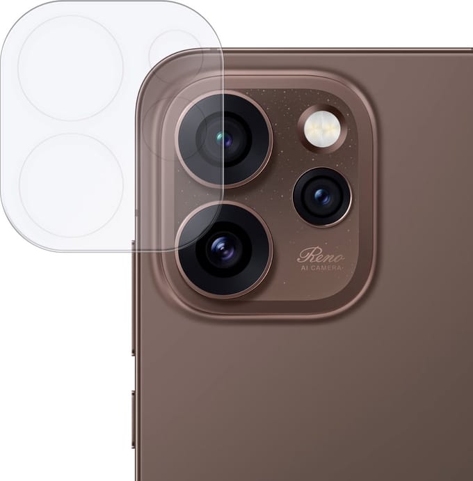Rosso Camera Protector Geschikt voor Oppo Reno 15 Pro - Lens Bescherming - Case Friendly - Ultra Dun Glas - Transparant